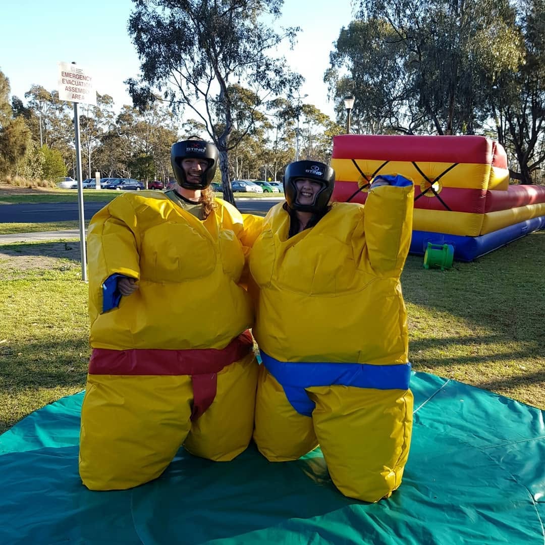 Sumo Suits – (Children's sizes 7–16, Adult sizes 17+)